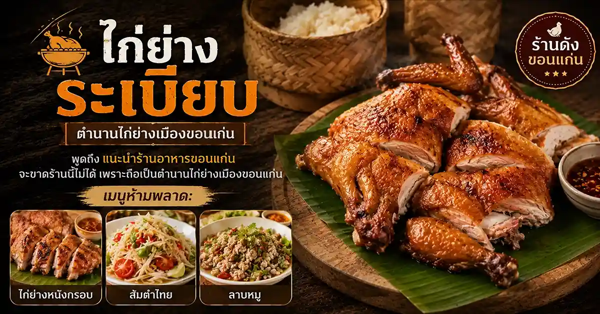 แนะนำร้านอาหารขอนแก่น6