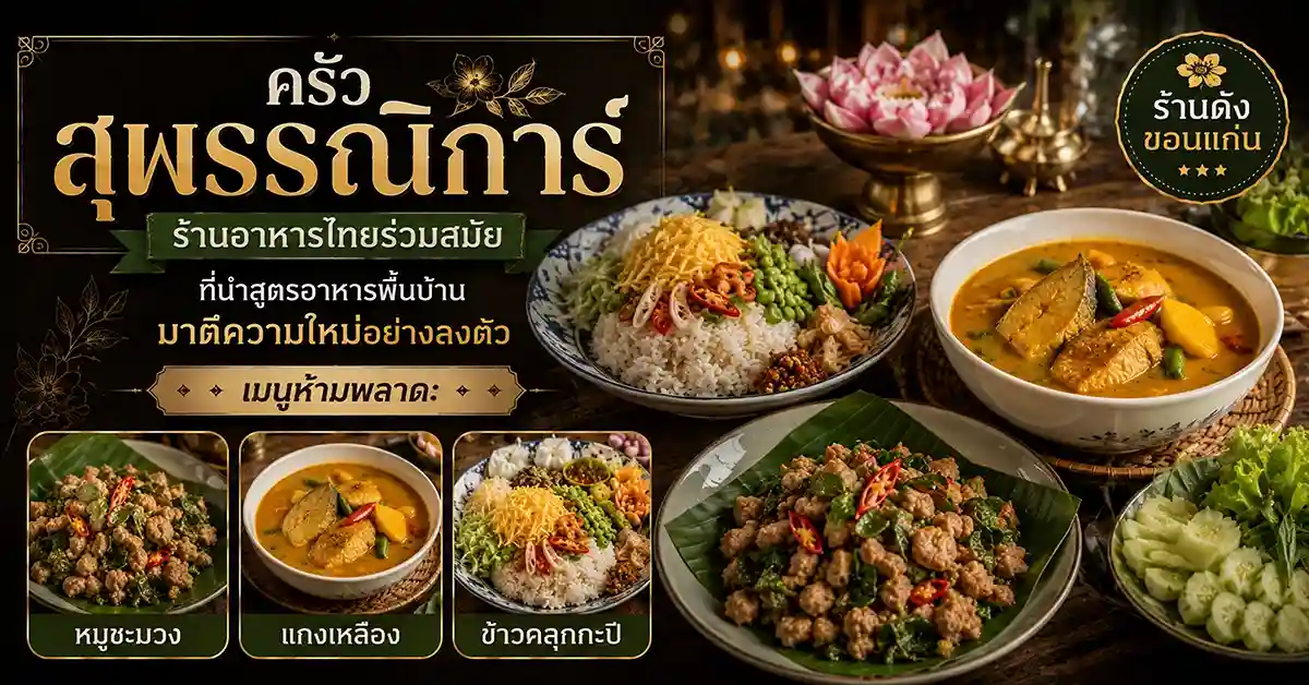 แนะนำร้านอาหารขอนแก่น9
