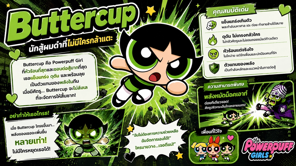 Powerpuff Girl ทำไมสาวน้อยสามคนจากปี 1998 ถึงยังมีพลังงานสะเทือนโลกอยู่จนถึงวันนี้ 75 Powerpuff Girl
