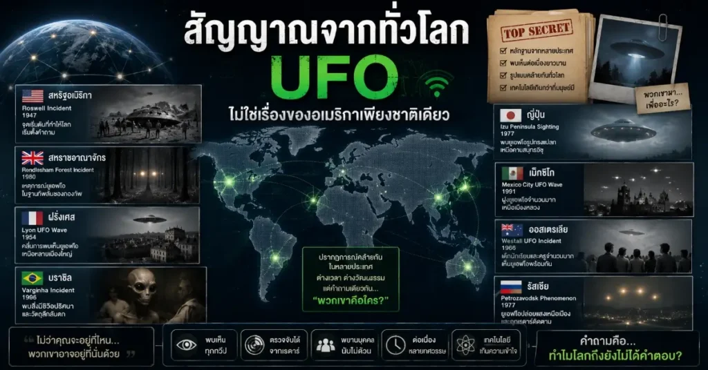 UFO คืออะไร? เปิดแฟ้มลับรัฐบาลโลก หลักฐานจานบินมนุษย์ต่างดาว ตั้งแต่ปี 1947 ถึงปัจจุบัน 95 UFO