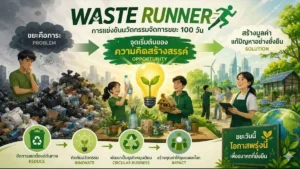 Waste Runner เมื่อ “ขยะ” กลายเป็นจุดเริ่มต้นของความคิดสร้างสรรค์ 1 Waste Runner