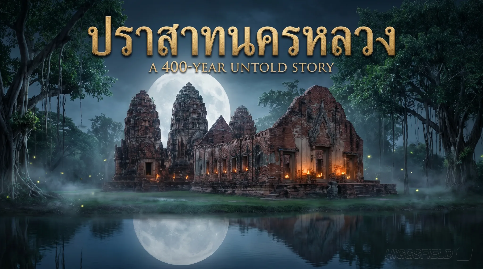 ปราสาทนครหลวง พระจันทร์ที่ลอยมาตามน้ำ กับปราสาทค้างที่รอการตีความมากว่า 400 ปี 100 ปราสาทนครหลวง โบราณสถานอยุธยา ปราสาทค้างที่รอการตีความมากว่า 400 ปี