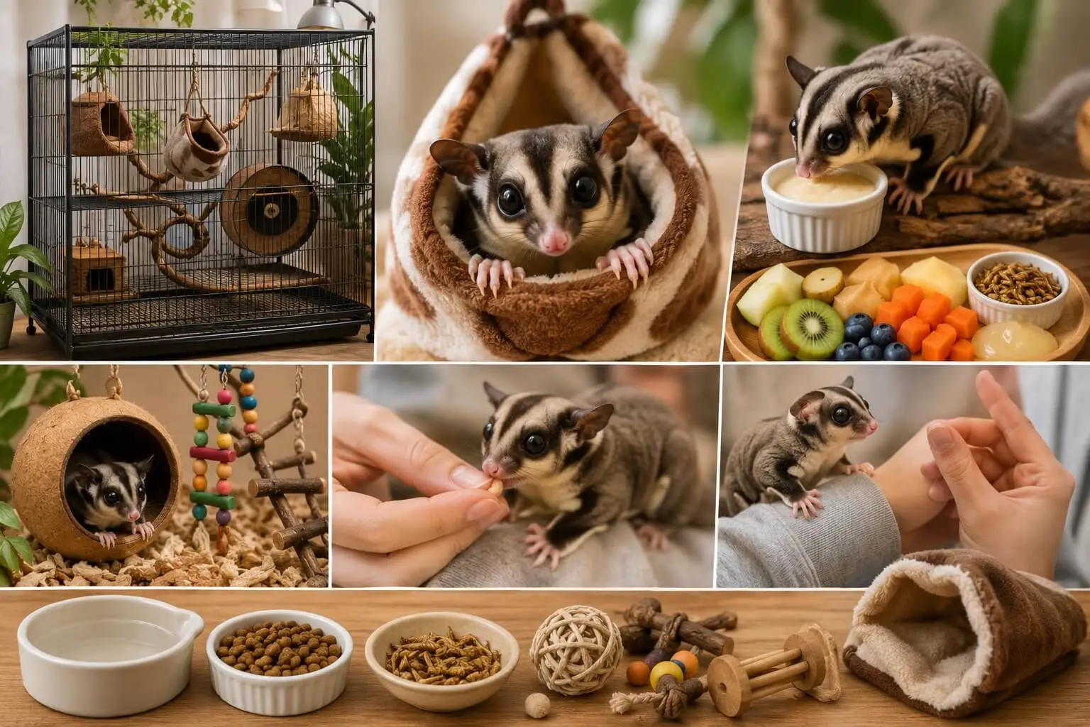 Sugar Glider สัตว์เลี้ยงน่ารัก
