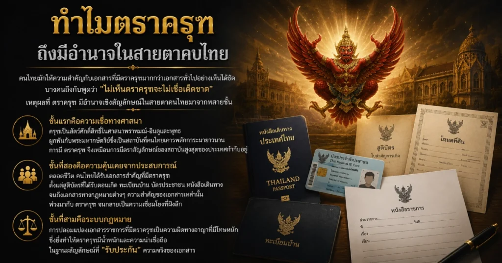 ตราครุฑ สัญลักษณ์ที่คุ้นตาแต่ไม่รู้จริง 151 ตราครุฑ