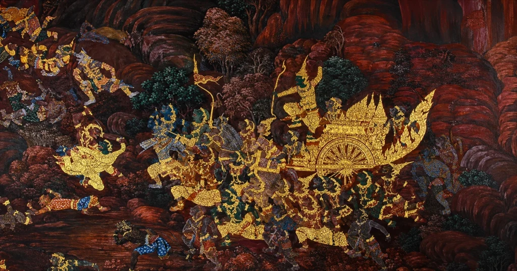 ภาพกาก ตัวประกอบที่ไม่มีชื่อในจิตรกรรมฝาผนังไทย 129 ภาพกาก2