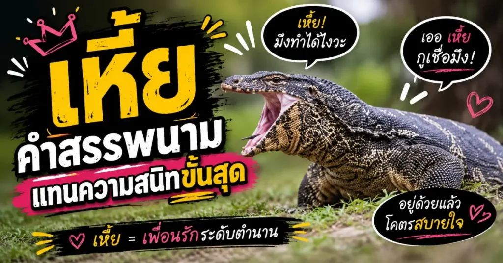 เหี้ย เปิดมิติภาษาศาสตร์ ถอดรหัส 12 ความหมายของสัตว์ผู้ถูกสาป สู่คำฮิตของคนรุ่นใหม่ 236 เหี้ย