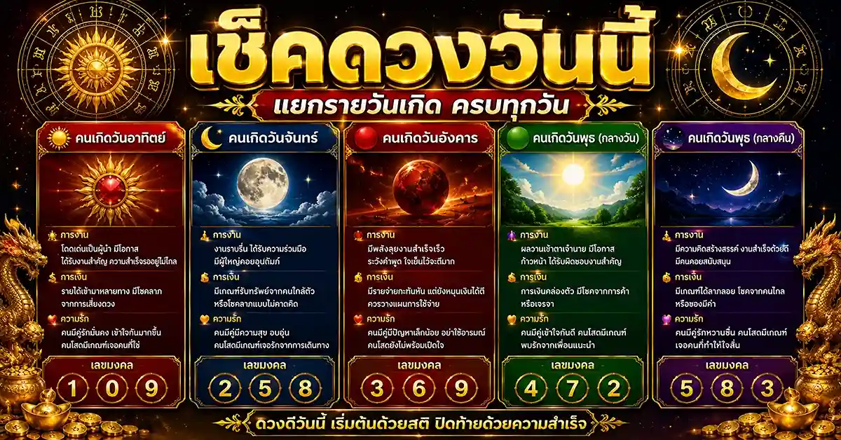 เช็คดวงวันนี้2