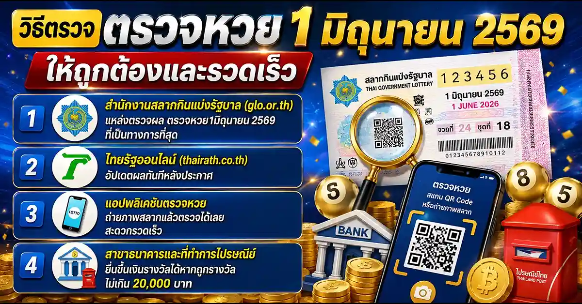ตรวจหวย1มิถุนายน2569 1