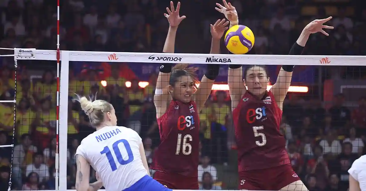 ไทย พบ ยูเครน 2-3 เซต ผลวอลเลย์บอลสด เปิดบ้านแต่ยังสูญเปล่า VNL 2026 สัปดาห์ 2 113 ไทย พบ ยูเครน1