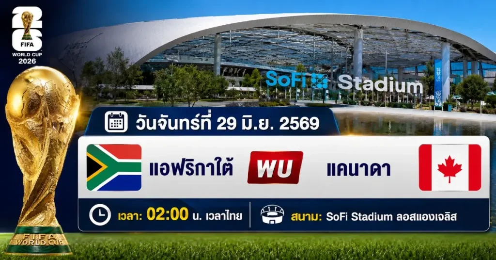 โปรแกรมบอลโลก 2026