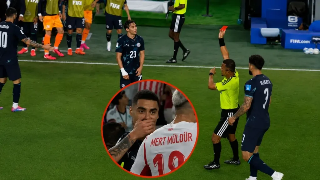 มิเกล อัลมิรอน สร้างประวัติศาสตร์โดยไม่ตั้งใจ! RED CARD อัลมิรอน รับใบแดงแรกจากกฎห้ามปิดปากของ FIFA ใน ฟีฟ่าเวิลด์คัพ 2026 ตุรกี พบ ปารากวัย 127 มิเกล อัลมิรอน