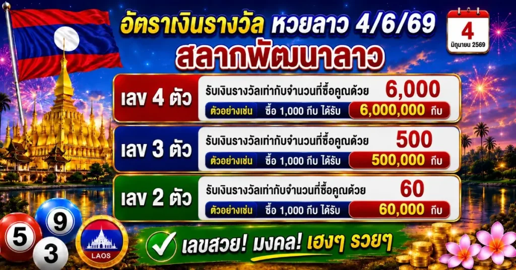 หวยลาว4/6/69