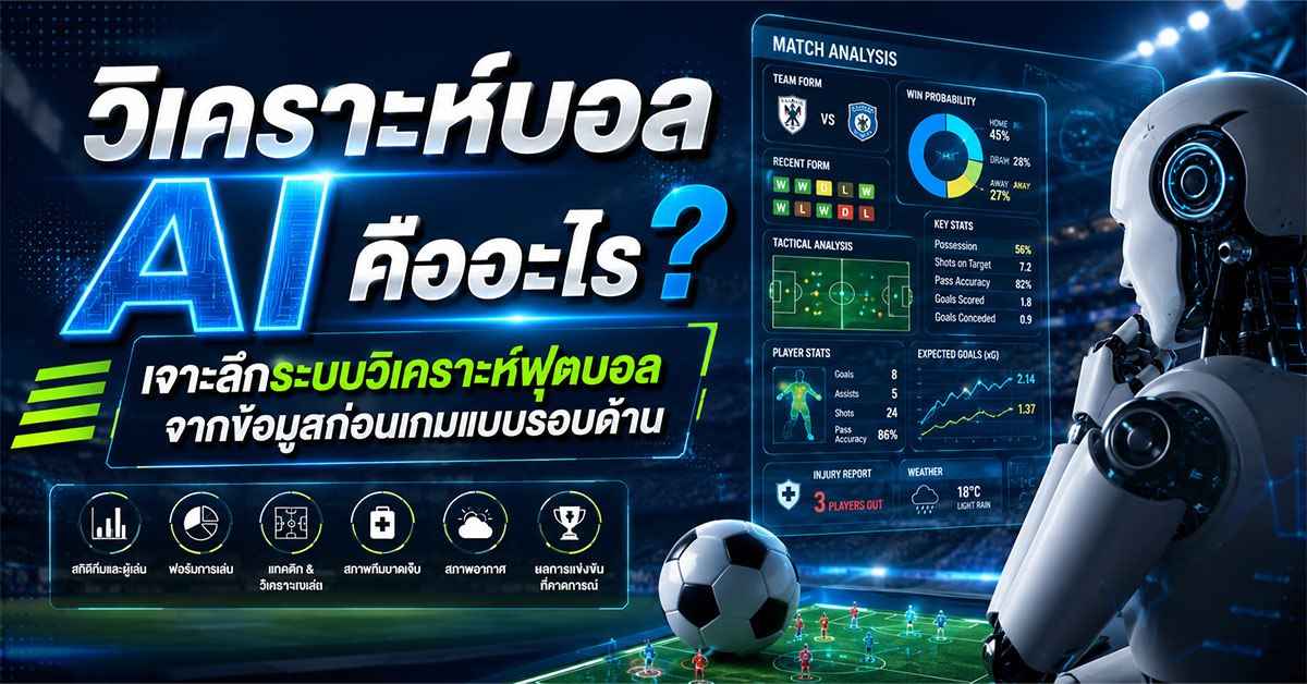 วิเคราะห์บอล AI