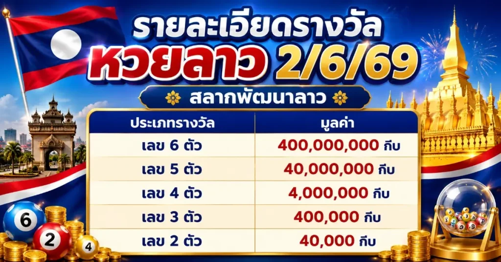 หวยลาว2/6/69