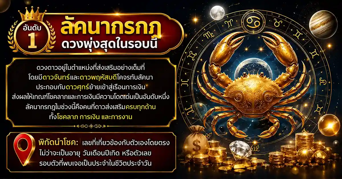 จัดอันดับคนดวงเฮง1