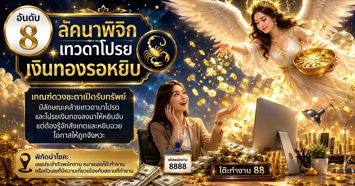 จัดอันดับคนดวงเฮง8