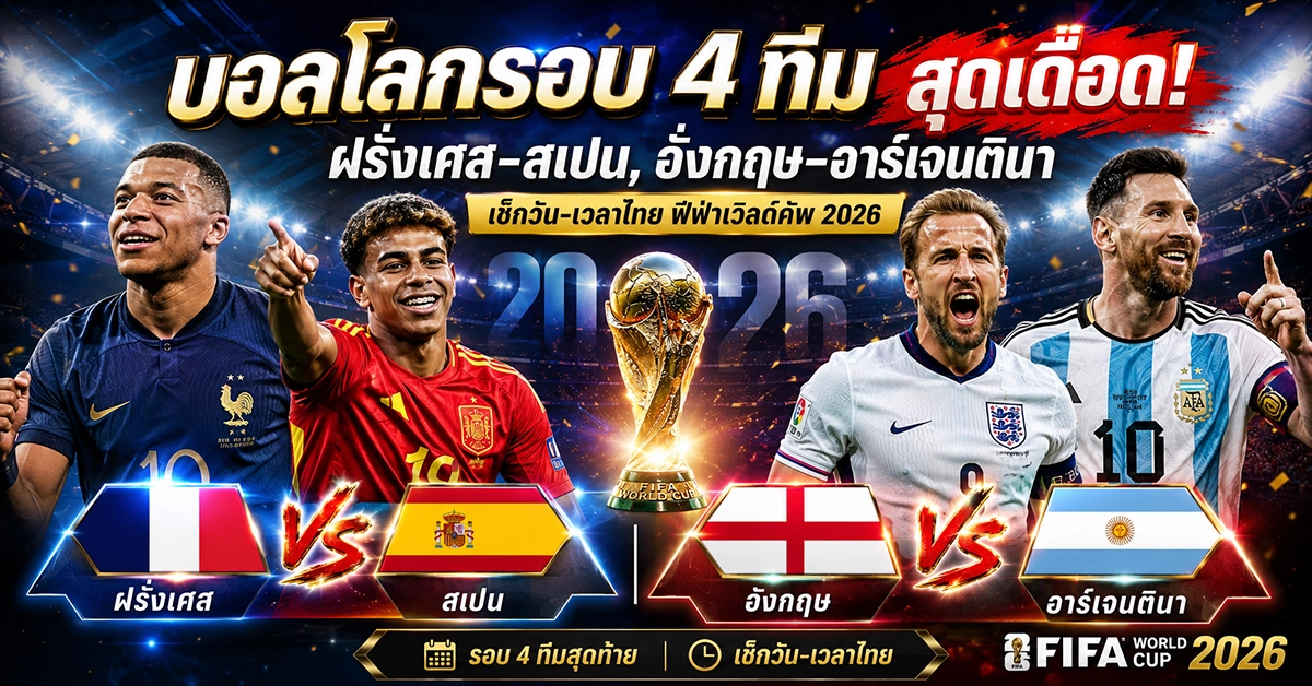 บอลโลกรอบ 4 ทีม