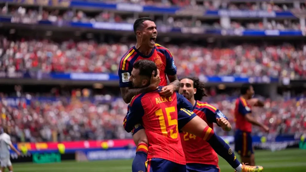 สเปน vs ออสเตรีย 3-0 รอบ 32 ทีม สนาม SoFi Stadium (Los Angeles Stadium), อิงเกิลวูด รัฐแคลิฟอร์เนีย ฟีฟ่าเวิลด์คัพ 2026 114 สเปน vs ออสเตรีย