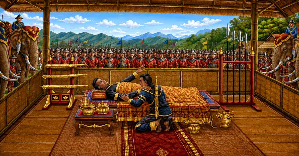 สมเด็จพระนเรศวรมหาราช ตามรอยตำนานนักรบผ่านวัดที่พระอนุชาสร้างเพื่อถวายพระองค์ 37 สมเด็จพระนเรศวรมหาราช1