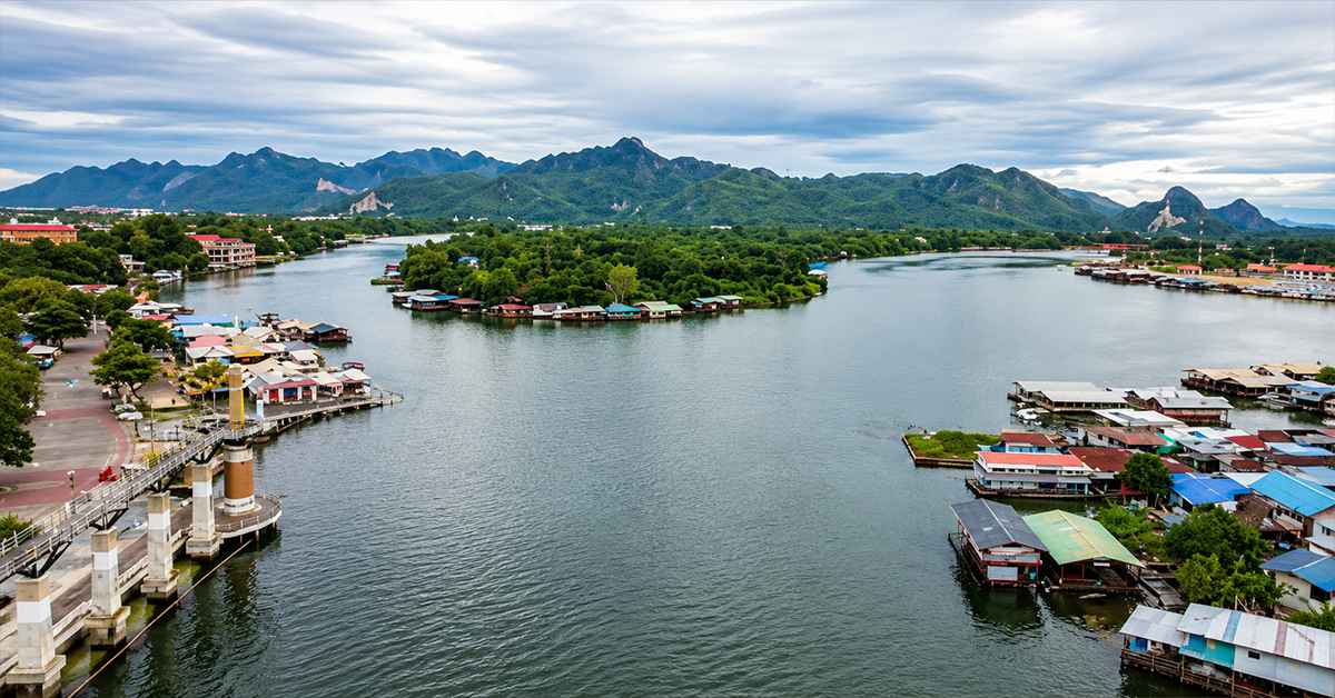 ปากแพรก ถนน 2 กิโลเมตรที่บอกเรื่องราวเมืองกาญจนบุรีได้ทุกยุคสมัย 55 ปากแพรก1